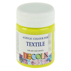 Vopsea acrilică pentru textile Decola, Lime, 50ml