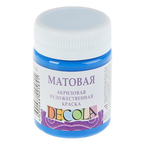 Acril albastru mat Decola 50ml