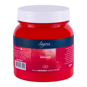 Roșu acril Ladoga 220 ml
